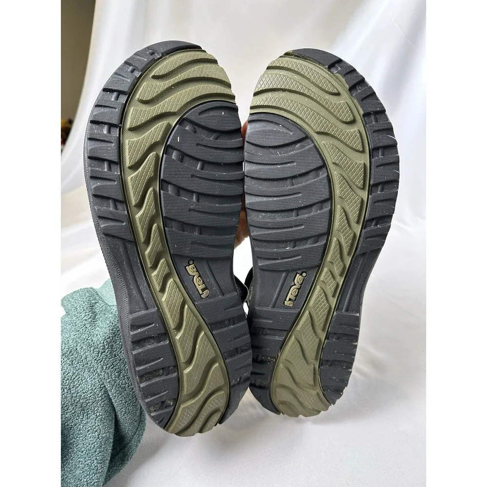 TEVA‎ Sandals Men's Size 13M Sport Hiking Black Shoc Pad Tribal S/N 6461
